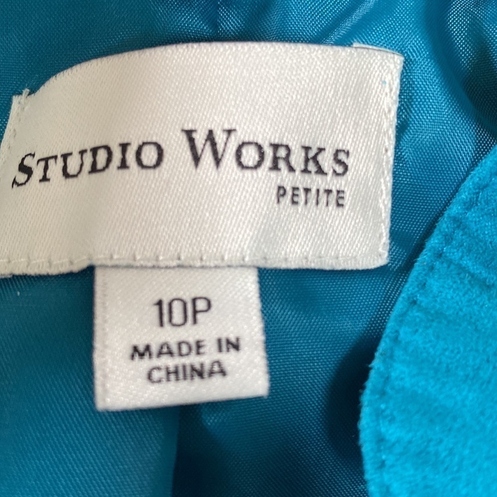 Studio Works Turquoise Jacket - Picture 3 of 3